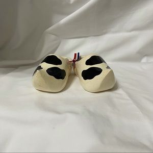 Small Vintage Cow Clogs